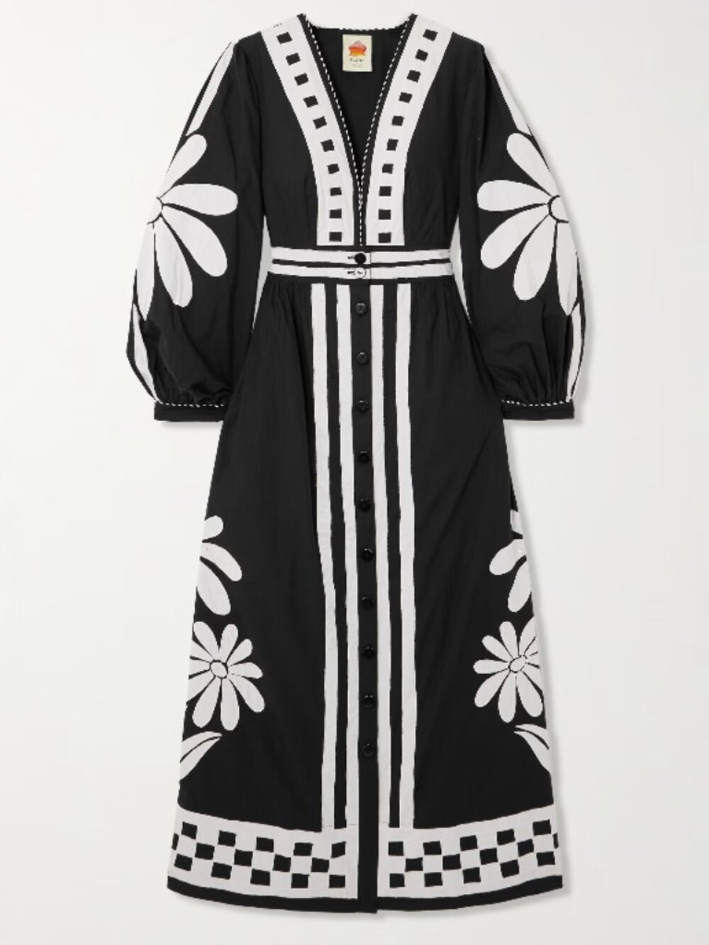 FARM Rio – Nature printed cotton maxi dress NWT Size S